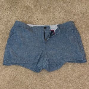 Light Blue Size 8 Cotton Shorts